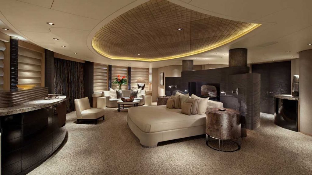 Suite de luxe à bord de l'Eclipse