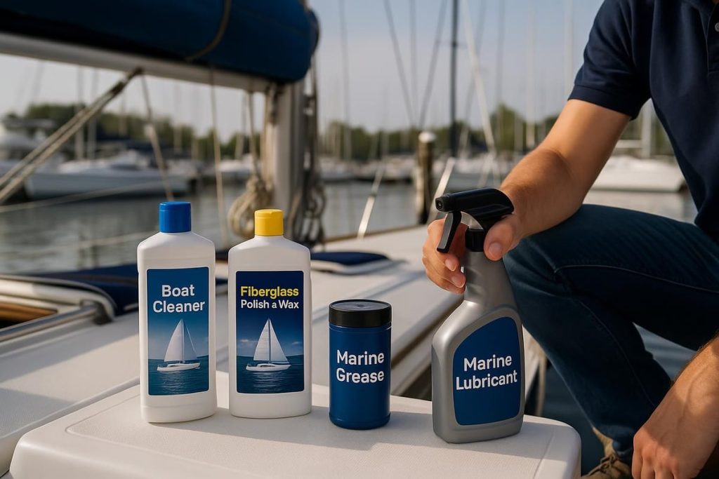 Les produits adaptés à l’entretien nautique