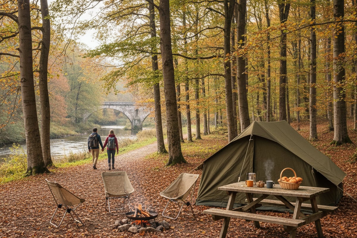 camping printemps automne