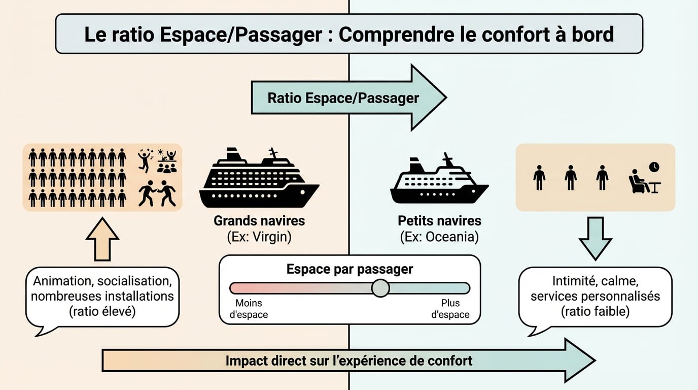 Le ratio Espace/Passager : Comprendre le confort à bord