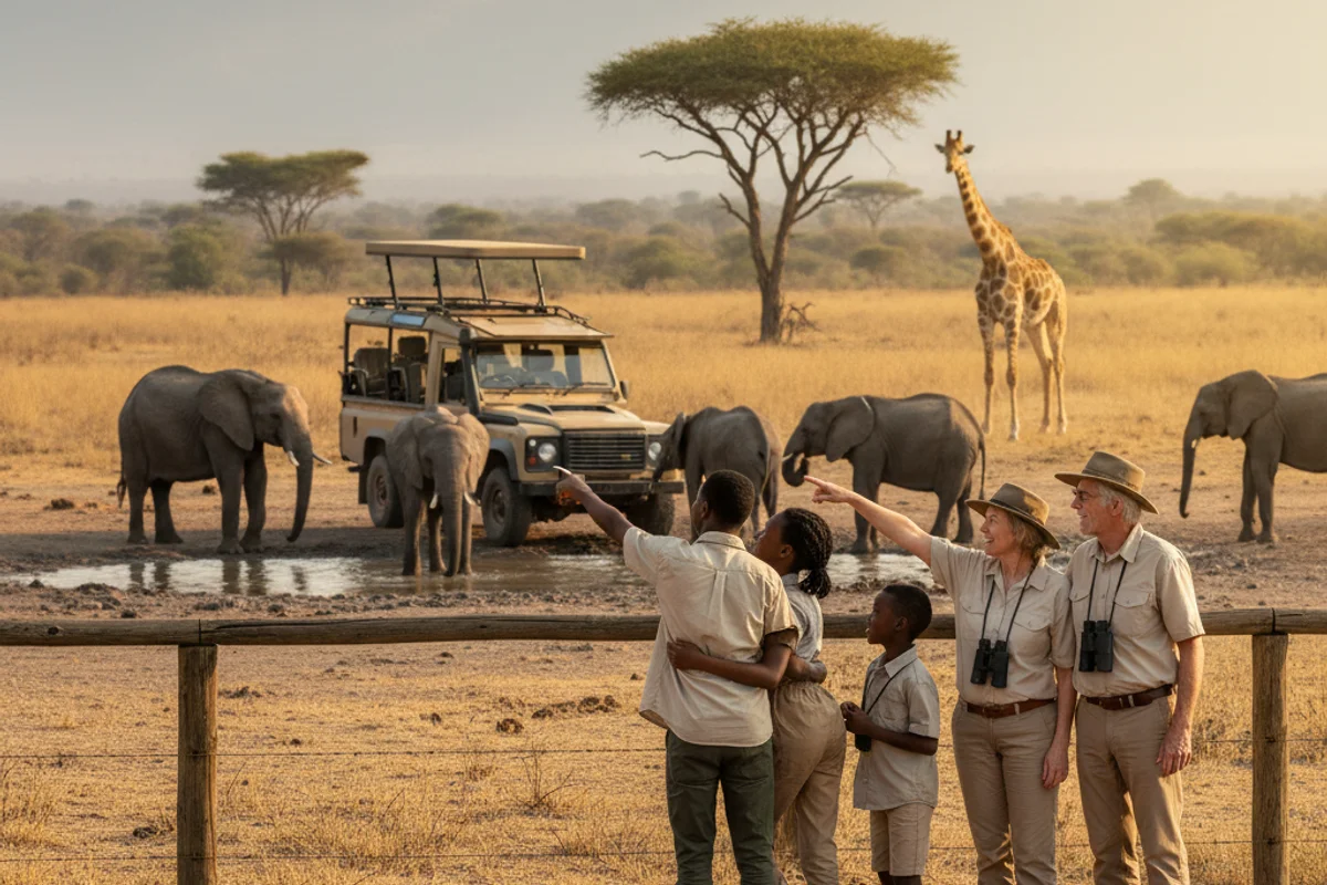 African wildlife safari
