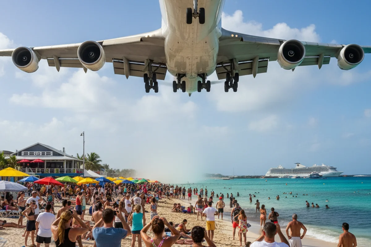 Maho Beach aircraft