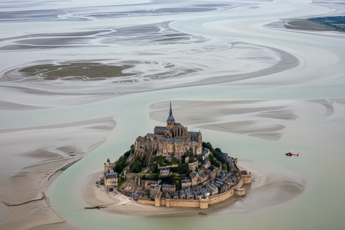 Mont-Saint-Michel aerial