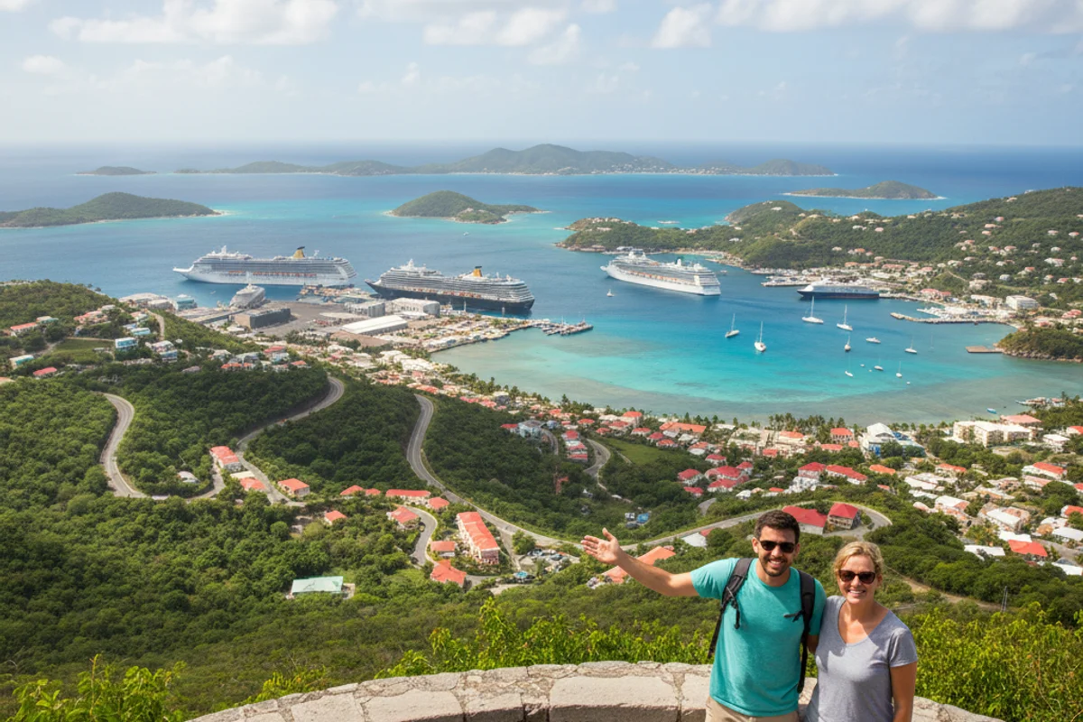 Saint Thomas USVI panoramic