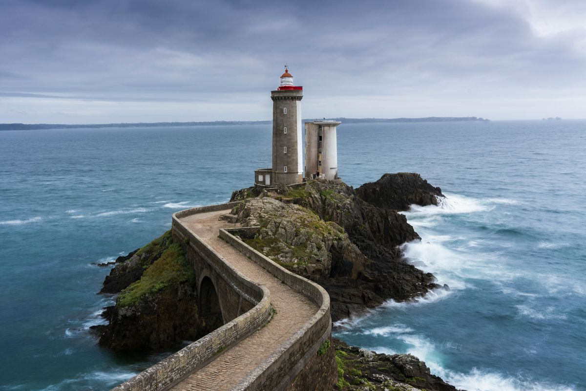 Petit Minou Lighthouse on Bretagne Coastline · Free Stock Photo