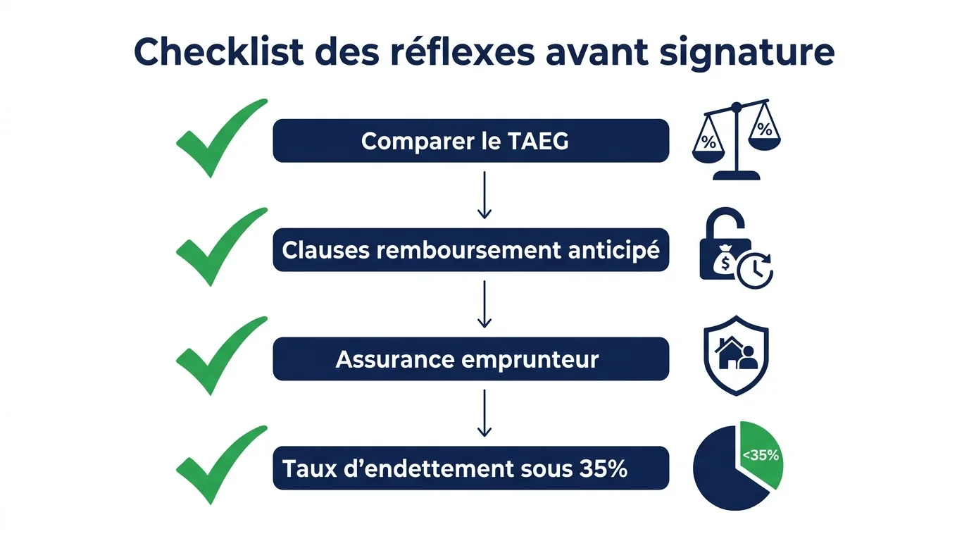 Checklist des réflexes avant signature