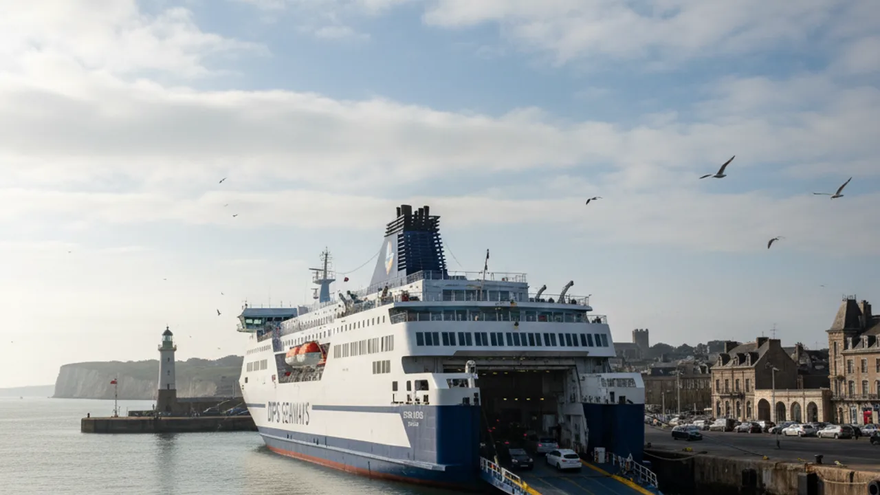 Embarquement a Dieppe pour Newhaven