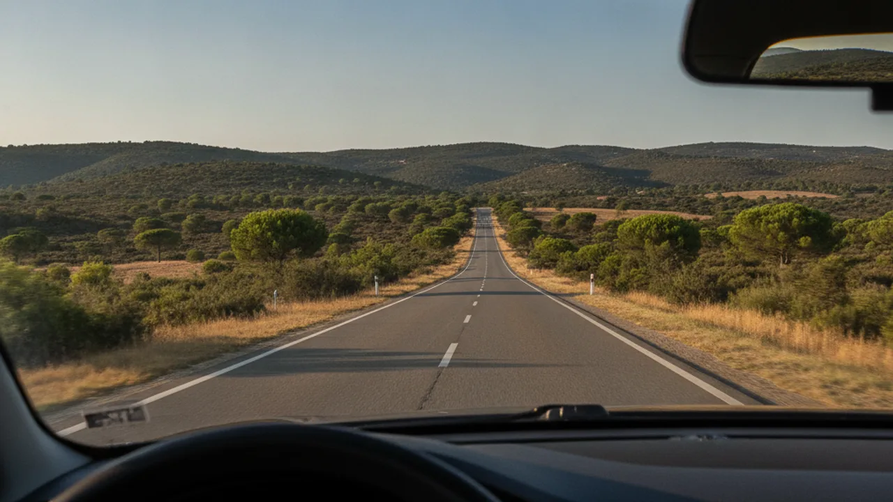 L'autoroute A51 entre Marseille et Aix-en-Provence