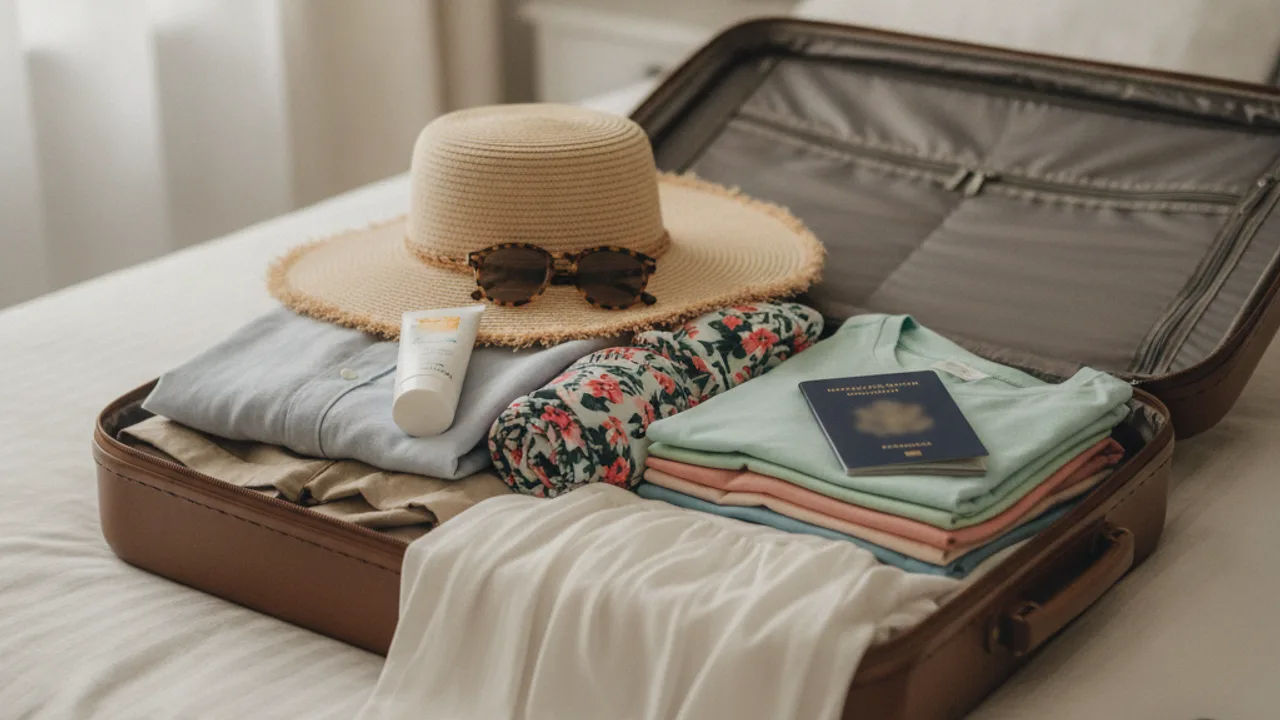 Préparer sa valise pour un voyage au soleil en février