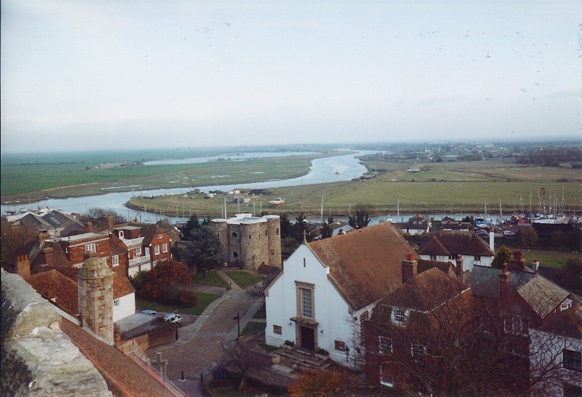 Les toits du village de Rye